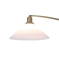 thumbnail image 2 of Melmar Arc Floor Lamp - Weathered Brass and Walnut Dimmer Switch V-base, 2 of 11