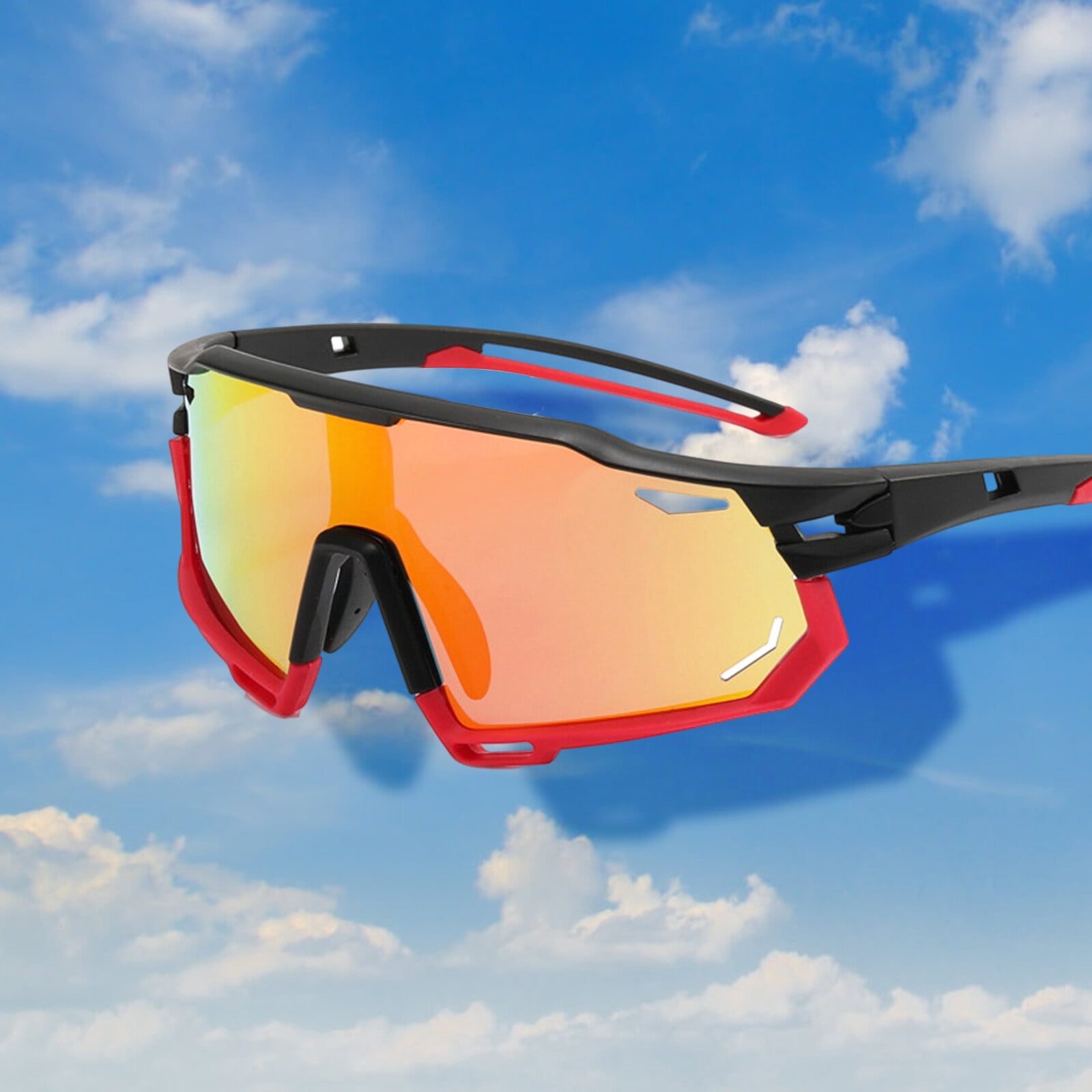 Lunettes De Sport Polarisées Demetz - Vert - Protection UV400 - Monture Plastique - Style Enveloppant