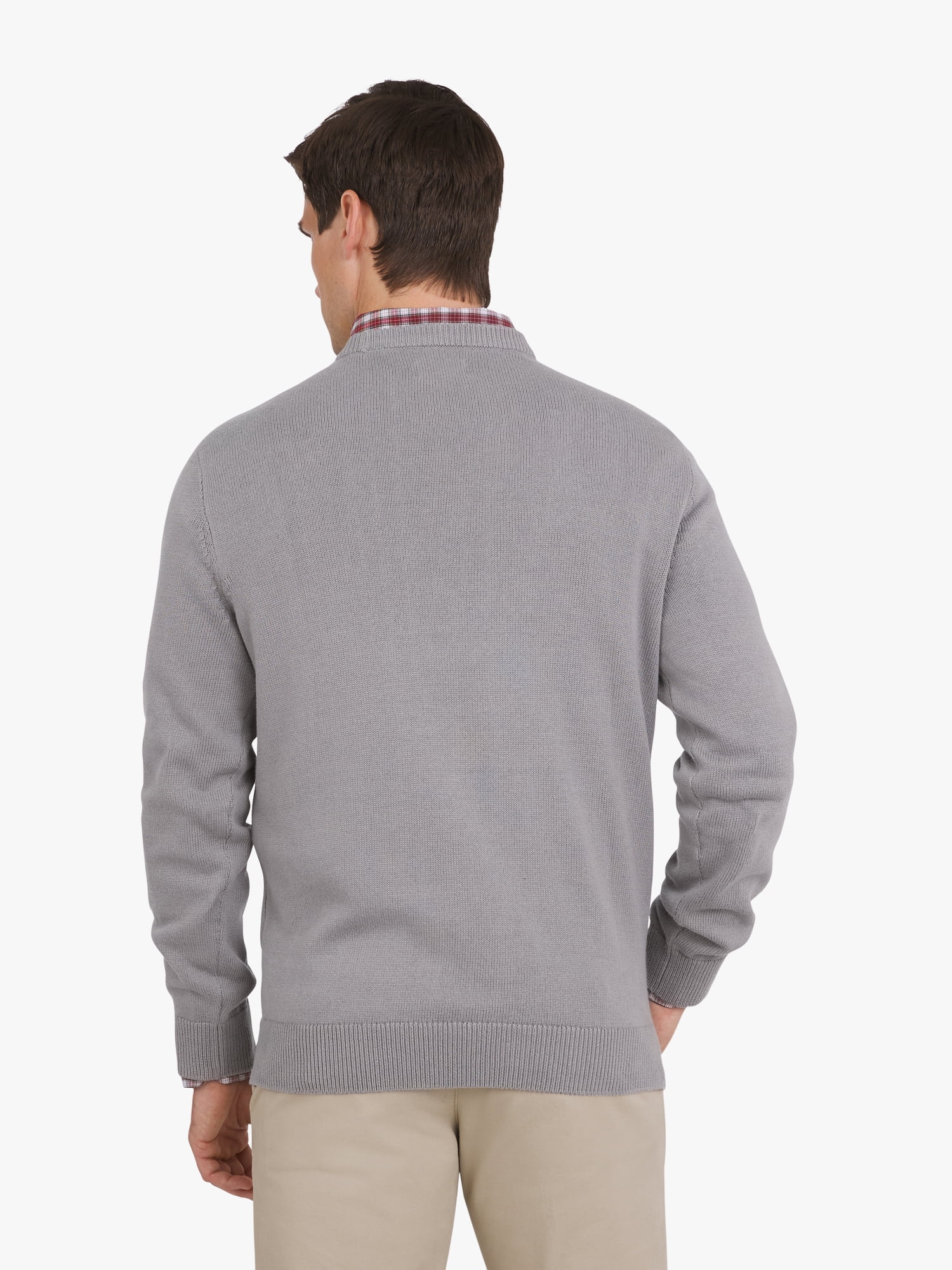 Chaps Men's & Big Men's Long Sleeve Flag Crewneck Sweater, Sizes S-3XL