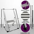 thumbnail image 2 of Sorfey 1-Step Folding Step Ladder Aluminum Foldable Step Stool Step Platform, 2 of 5