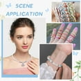 thumbnail image 5 of 240m 4 Colors 0.8mm Elastic Bead Cord Stretch Beading String Seed Bead Thread Black White Spandex Bracelet Cords, 5 of 9