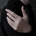 thumbnail image 4 of Guardurnaity Anillo para hombre, anillos de apertura de Metal, decoración para novio, joyería ajustable de moda para citas, decoraciones para fiestas, Ropa, zapatos y accesorios Miscelánea Guardurnaity AP015601-00, 4 of 6