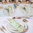 thumbnail image 3 of Easter Eggs Cloth Napkins, Carrots Spring Daisy Botanical Rustic Green Washable and Reusable Dinner Napkins Set of 2, Table Napkin for Kitchen Party Birthday Wedding Hotel Housewarming 20"x20", 3 of 9