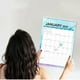 thumbnail image 4 of Calendario de Pared 2025 Versión en Inglés | Planificador de Escritorio y Pared de 18 Meses | Bloques Grandes de 17"x12" | Festivos Destacados | Lista de Tareas | Encuadernación Doble | Para Oficina, 4 of 7