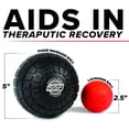 thumbnail image 2 of Pelota de Masaje Fitness Acero Roja para Liberación Muscular Profunda, 2 of 7