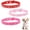 Red, Pink, Rose Red, variant on Mumup 3Pack Small Dog Collars Bling Puppy Collars Diamond Pet Collars PU Leather Sparkly Rhinestone Glitter Adjustable Jewelry Neck Collars for Small Pet