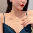 thumbnail image 4 of Funie Earrings Rotatable Rhinestone Jewelry Round All Match Shiny Earrings Necklace Ring for Wedding, 4 of 8