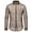 Coffee, variant on Men's Hollow Out Nightclub Long Sleeve Shirts, Rave Party Button Down Tops Mesh Sheer Trendy Clothes Coffee