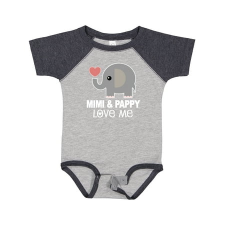 

Inktastic Mimi and Pappy Love Me Outfit Gift Baby Boy or Baby Girl Bodysuit