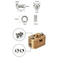 thumbnail image 2 of For 3D Printer Parts For Oldham Coupler for 3D Printer z-axis T8 Screw Hot Bed, 2 of 9