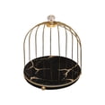 thumbnail image 4 of Soporte de maquillaje dorado jinwen organizador de tocador 1 nivel, 4 of 5