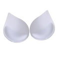 thumbnail image 1 of 1 par de almohadillas para el pecho con inserto de sujetador para mujer, realzadores de copa, ropa interior acolchada con contorno 15x11.5x3.7cm, 1 of 9