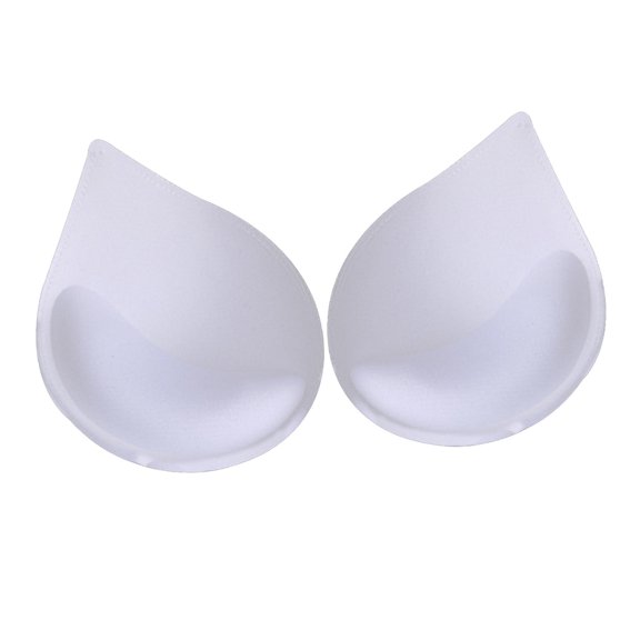 Sponge Bra Insert Pads Push Up Enhancing Shaper Padded White
