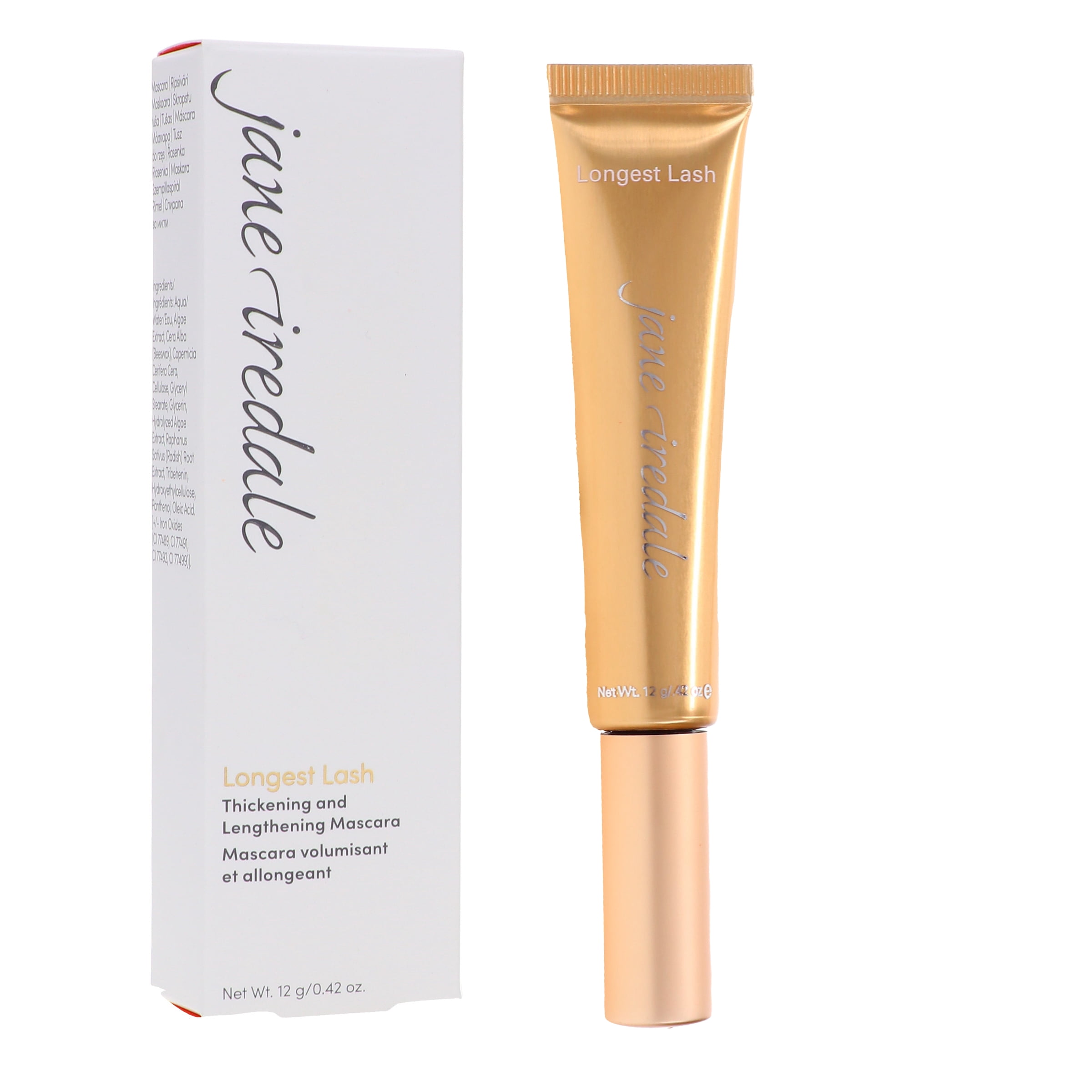 jane iredale Longest Lash Thickening and Lengthening Mascara Espresso 0.42 oz