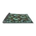 thumbnail image 2 of Ahgly Company Indoor Square Animal Light Blue Traditional Area Rugs, 6' Square, 2 of 4