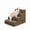 Brown, variant on PAWSCRAT Pet Stairs for Dogs and Cats 4-Step, 19.6" H Pet Stairs for High Bed, Couch Sofa & Chair, 30D Foam Dog Steps with Non-Slip Bottom Surface Removable Washable Cover, LightGrey