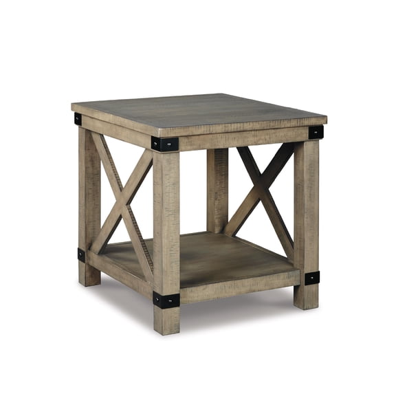 Signature Design by Ashley Casual Aldwin End Table Gray