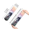 thumbnail image 2 of Bingfone Mist Sunflower Skull Design Patterned Men's Women's Casual Cotton Socks, 2 of 5