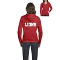 thumbnail image 1 of Artix - Women's Sweatshirt Full-Zip Pullover, up to Women Size 3XL - Lions, 1 of 5