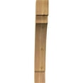 thumbnail image 2 of 5 1/2"W x 36"D x 40"H Merced Smooth Knee Brace, Western Red Cedar, 2 of 4