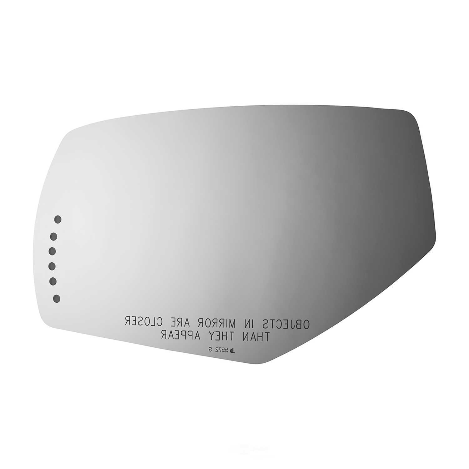 Burco Side View Mirror Replacement Glass - Clear Glass - 5572S