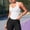 White, variant on Women's Waist Shaping Halter Racerback Tops, U Neck Sleeveless Soft Stretchy Slim Bodycon Crop Camisoles Gym Athletic Daily Casual Wear, White S
