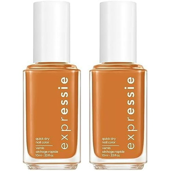 Esmalte de uñas Lessie Expressie Quick-Dry Vegan Saffr-On, 10 ml, 2 unidades