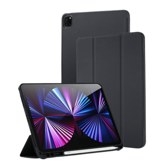 Case Compatible with IPad2017/18(9.7Inch), Smart Cover Auto Wake/Sleep (Black)