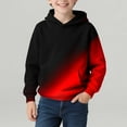 thumbnail image 4 of NAISIBABY Boys Pullover Hoodies (3-14T), Long Sleeve Cool Graphic Loose Fit Kids Casual Fashion Sweatshirt Red 8T, 4 of 7