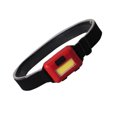 thumbnail image 1 of Soidarity Linterna frontal LED COB de 150lm y 3W, linterna frontal impermeable para exteriores, linterna frontal para montar de noche, luz de pesca Ropa Deportiva, Zapatos Rojo Soidarity OD001802-01B, 1 of 6
