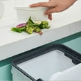 thumbnail image 5 of KGOTA Hanging Compost Bin Recycling 7/12L for Cupboard/Bathroom/Bedroom (White 7L), 5 of 6