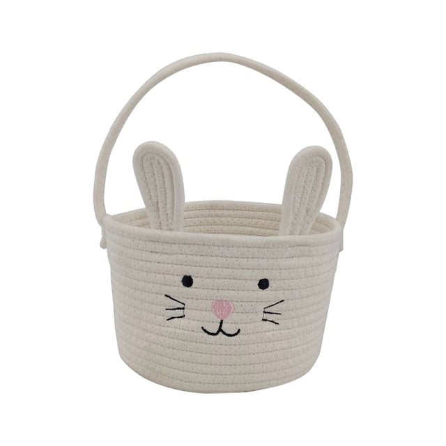 TIELUTT Rope Storage with Handle Convenient Bunny Storage Storage Better and Gardens Storage Laundry Storage Organizer Bags Organizer for Closet Totally Living Storage Organizers and Storage Drawers
