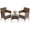 Brown, variant on SHOUFTW 3-Piece Patio Furniture Set, Wicker Outdoor PE Rattan Furniture with Coffee Table & Washable Cushion, Compact Bistro Conversation Seating for Balcony, Garden, Poolside, Porch, Brown