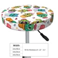 thumbnail image 4 of Pofeuu Cactus And Insects Print Round Bar Stool Covers - Super Soft and Washable Elastic Stool Cushion Slipcover Easy Clean Velvet-12 inch, 4 of 7