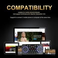 thumbnail image 1 of V300 Pro Live Sound Card Mezclador De Interfaz De Audio 4.0 Compatible Con Bluetooth Para Teléfono Pc, 1 of 5