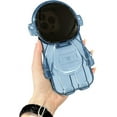 thumbnail image 2 of Astronaut Hidden Stand Phone Case for iPhone 11,Cute 3D Astronaut Lens Camera Protection Kickstand Colorful Transparent Soft TPU Protector for Men Women Blue, 2 of 14