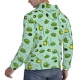 thumbnail image 6 of Balery Froggs In The Lake Pattern Mens Hoodie Kangaroo Pocket Hoodie Pullover Hooded Sweatshirt Ideal for Daily Wear Travel and Home-Medium, 6 of 7