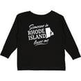 thumbnail image 3 of Inktastic Someone in Rhode Island Loves Me Boys or Girls Long Sleeve Toddler T-Shirt, 3 of 5