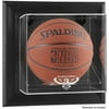 Atlanta Hawks Black Framed Wall-Mountable Team Logo Basketball Display Case