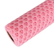 Panda Superstore Circle Net Flower Flower Decoration Art Florist Paper DIY Craft Wrapping Paper Supplies, Light Pink