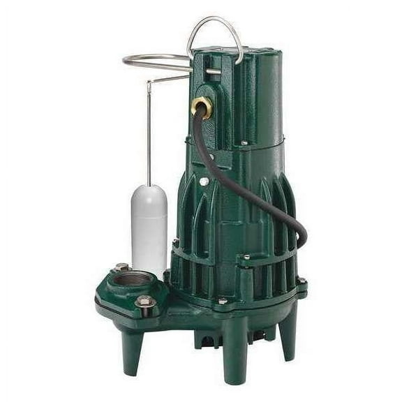 Zoeller Effluent Pump,1/2hp,15.5A 161-0001