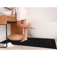 thumbnail image 2 of Softlife Bathroom Rug Soft Absorbent Microfiber Bathroom Rugs Washable Bath Mat,24"x70",Black, 2 of 6