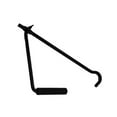 thumbnail image 3 of JUNWELL Car Foldable Hand Jack Rocker Folding Handle Scissor Jack Rocker General Jacks Car Tools, 3 of 6