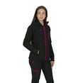 thumbnail image 4 of Izas Oshawa Women's Hooded Softshell Jacket (XX-Large, Black/Fuchsia), 4 of 4