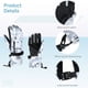thumbnail image 5 of Guantes de esquí antideslizantes impermeables: guantes de pantalla táctil ajustables a prueba de viento guantes de nieve para hombres y mujeres, 5 of 7