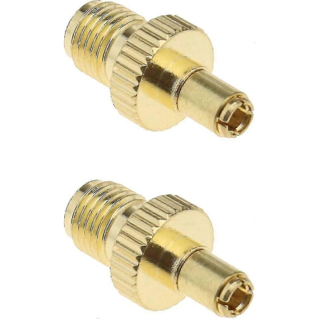 2 Pack Sma Female To Ts9 Male Rf Adapter Gold Plated Coaxial Connectors For Broadcast Antennas