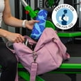 thumbnail image 5 of Blue Butterfly Blue Pattern Hot Yoga Mat Towel Non Slip for Hot Yoga - Quick-Drying Yoga Mat Cover with 4 Corner Pockets with Travel Bag - Hot Yoga Towel Non Slip Grip Moisture Wicking Sweat 70"x26", 5 of 6