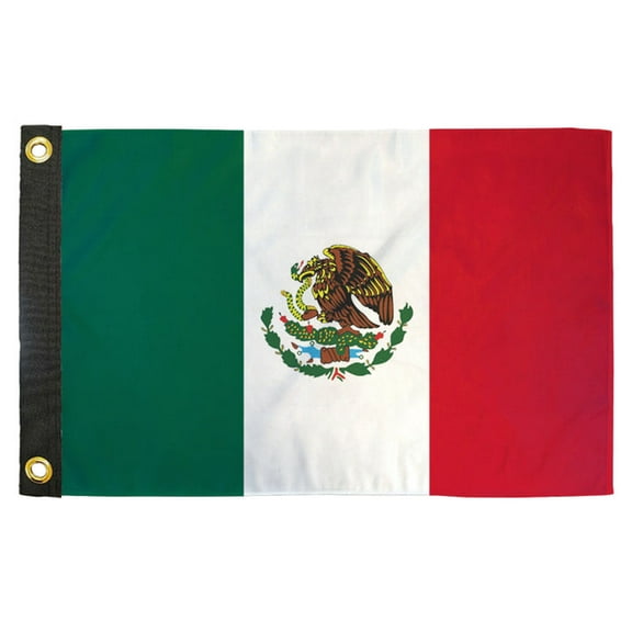 Mexico 12x18in Boat Flag - Boating Sailing Yacht ATV Flag