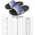 thumbnail image 2 of GZHJMY Stylish Slides for Women Men, Purple Mountain Soft Flexible Slip-on Sandals Slippers, 2 of 7