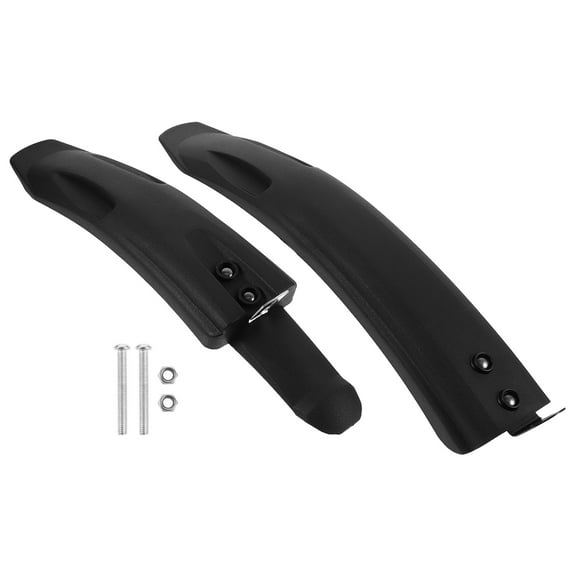 HOMEMAXS 2 Pcs Bicycle Bike Mud Flaps Mountain Guard Bikes Black